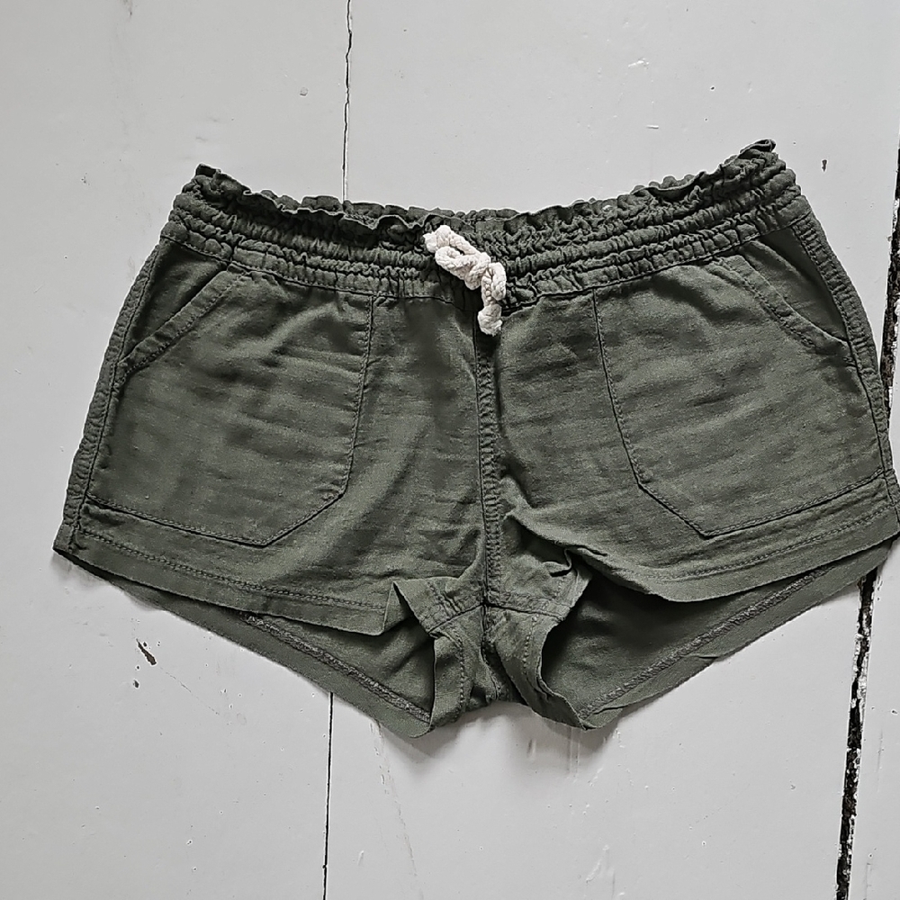 Olive Green Women's Casual Shorts